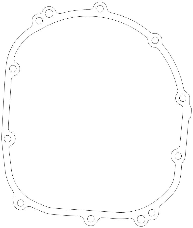 Gasketmax Clutch Cover Gasket – Fits Kawasaki KX250, OEM 11060-1548