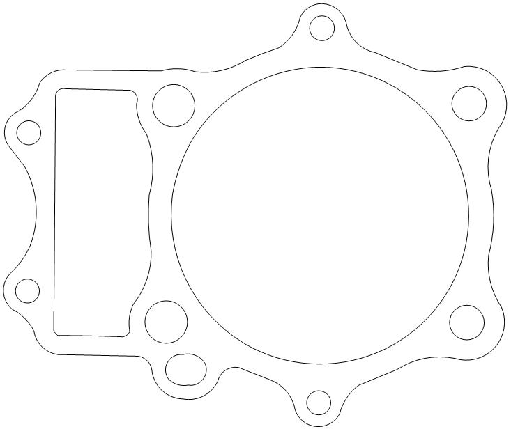 1987-1999 KAWASAKI VULCAN 1500 BEVEL GEAR COVER GASKET 11060-1120 - Foto 6